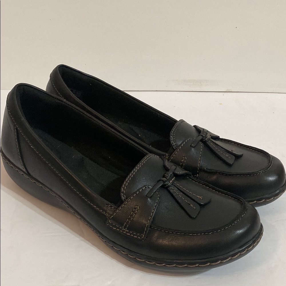 Clarks Women's Sugar Spice Loafer Size 9N dark brown - Picture 5 of 12